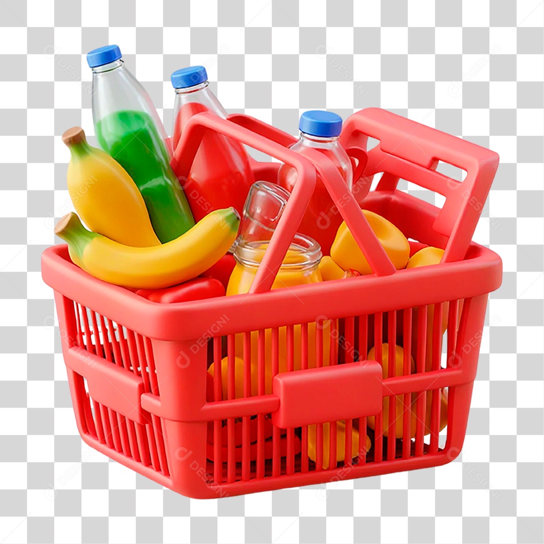 Cesta de Compras PNG Transparente