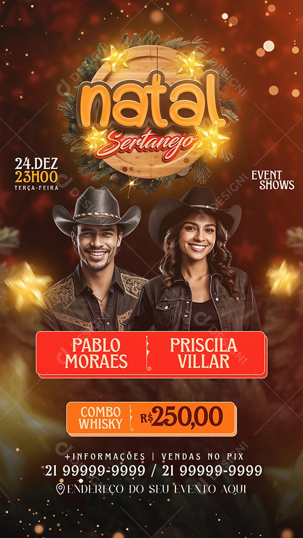 Story Flyer Christmas Social Media PSD Editable