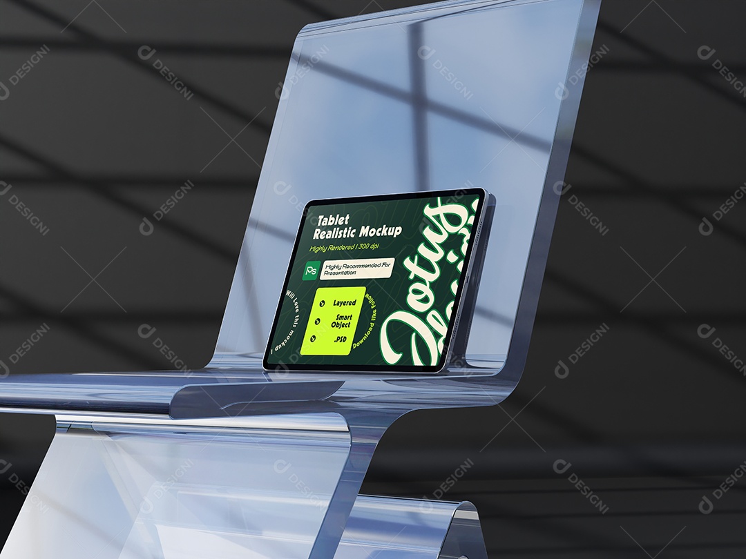 Mockup de Tablet Para Composição PSD Editável