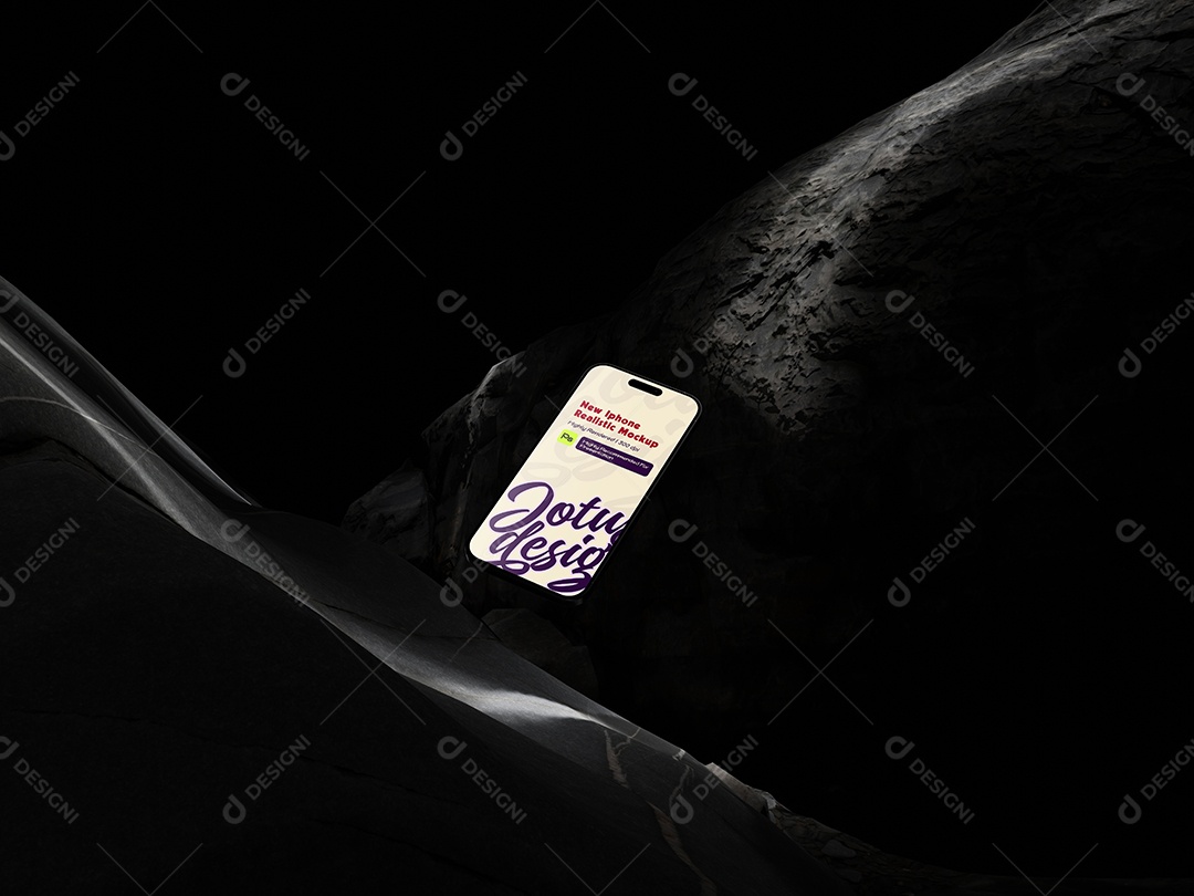 Mockup de Celular Para Composição PSD Editável