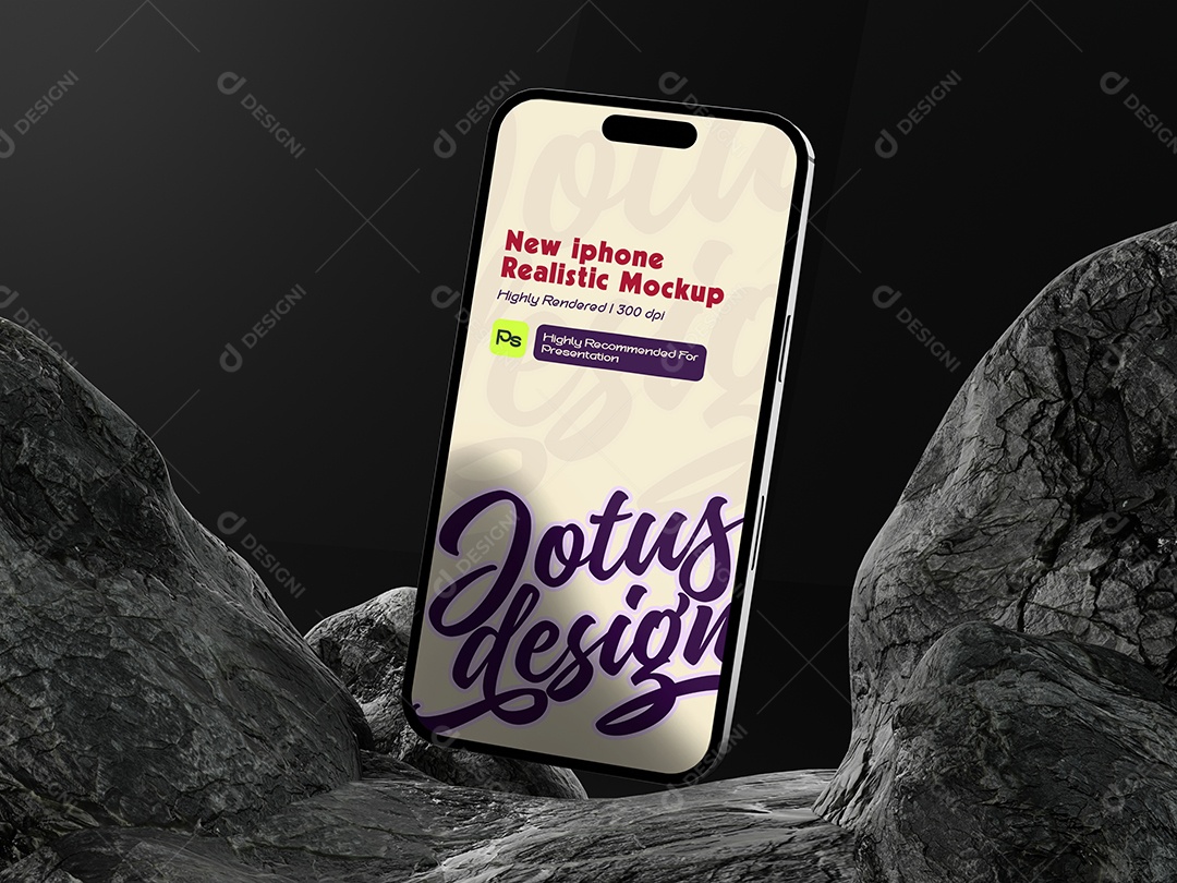 Mockup de Celular Para Composição PSD Editável
