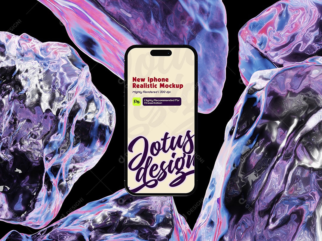 Mockup de Celular Para Composição PSD Editável