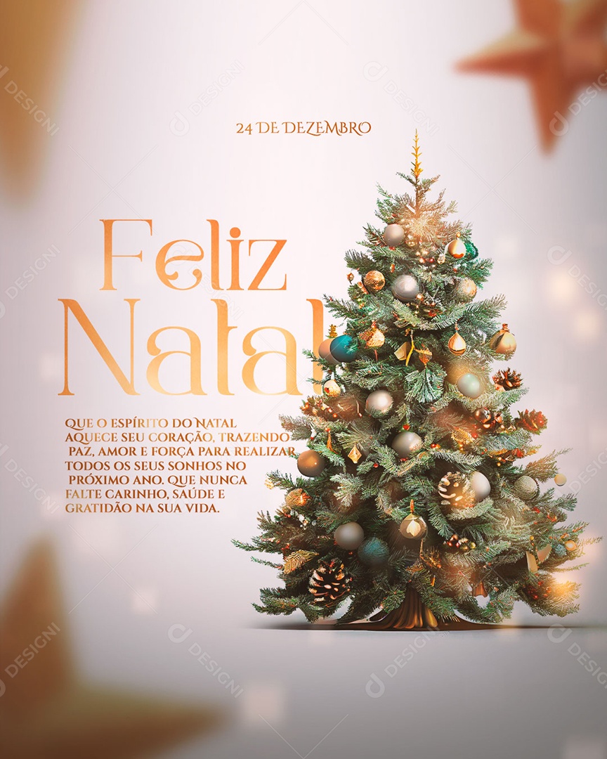Feliz Natal 25 De Dezembro Social Media PSD Editável