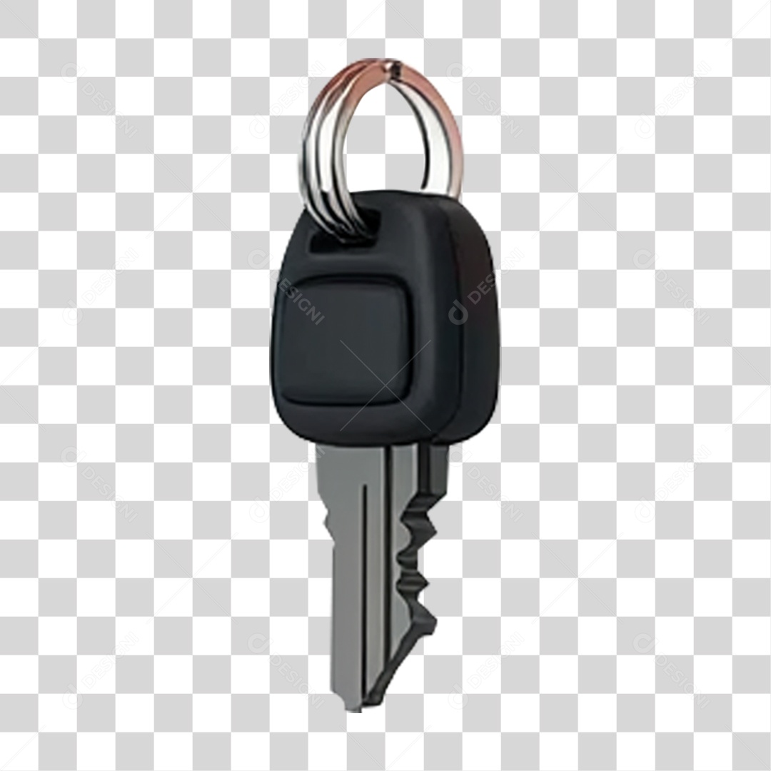 Elemento 3D Chaves PNG Transparente