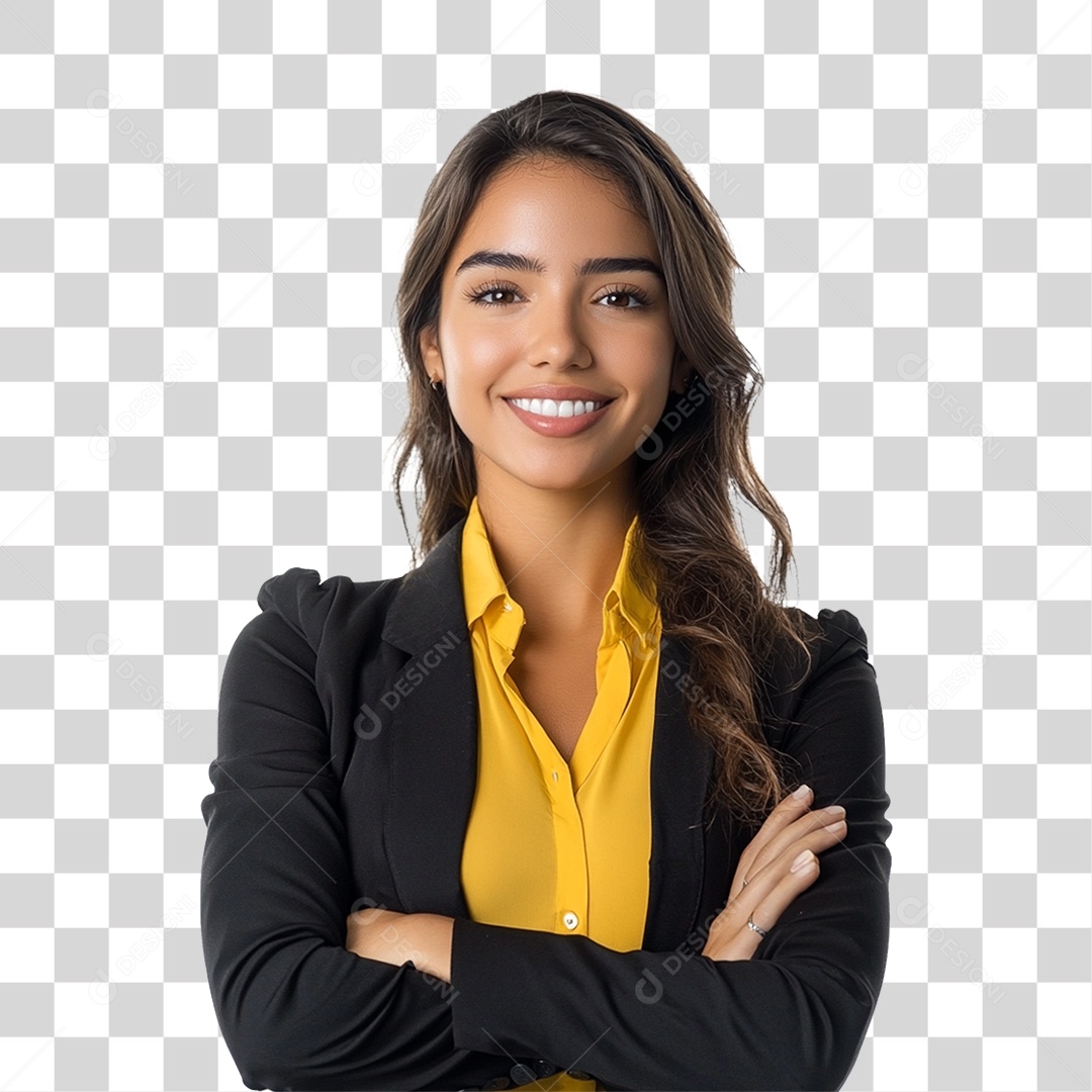 Mulher Sorrindo PNG Transparente