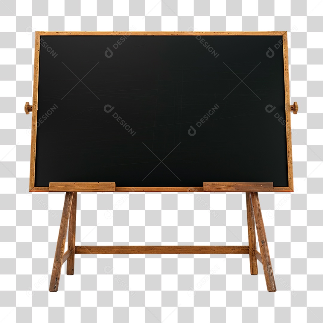 Quadro Negro Escolar Para Escrita Formato PNG Transparente