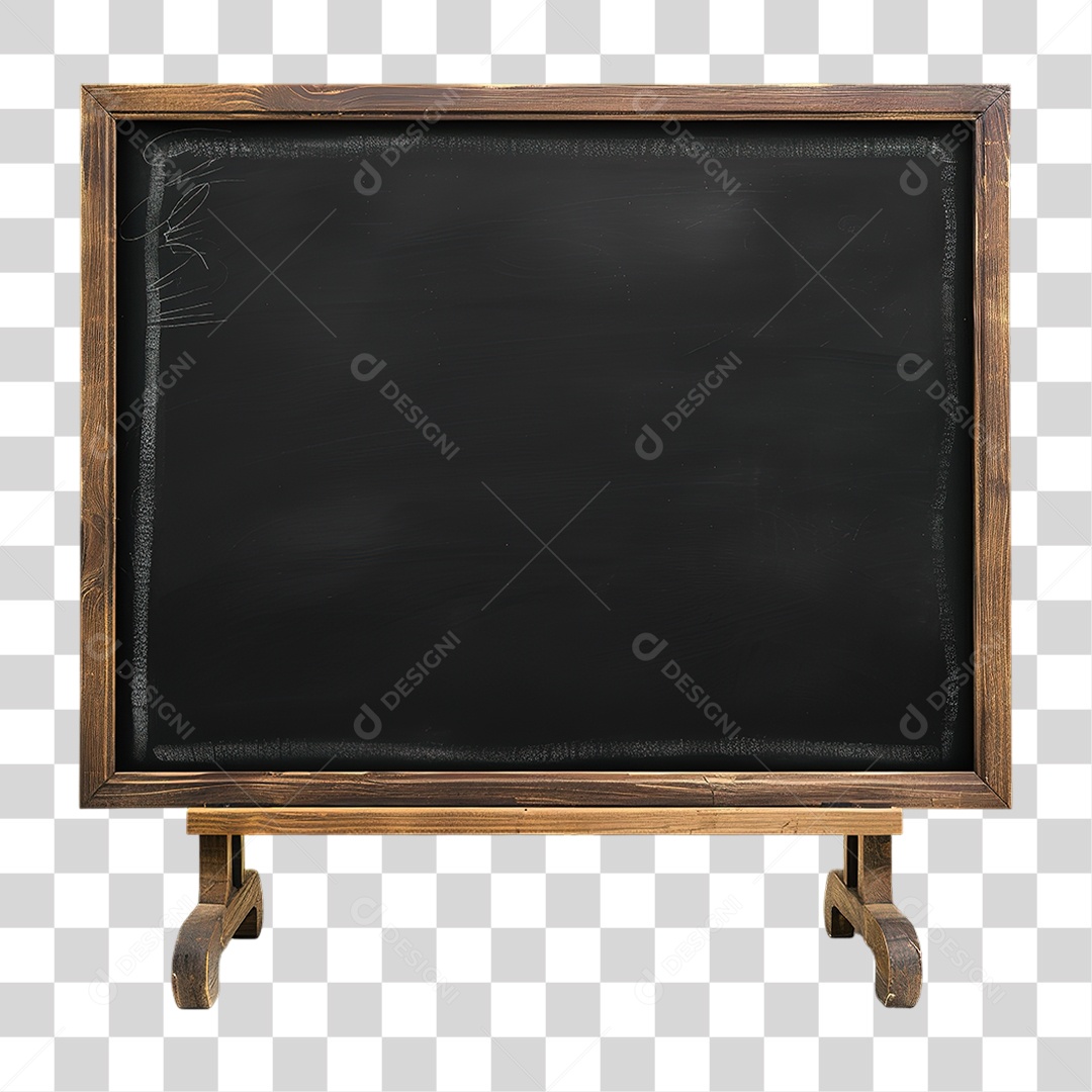 Quadro Negro Escolar Para Escrita Formato PNG Transparente