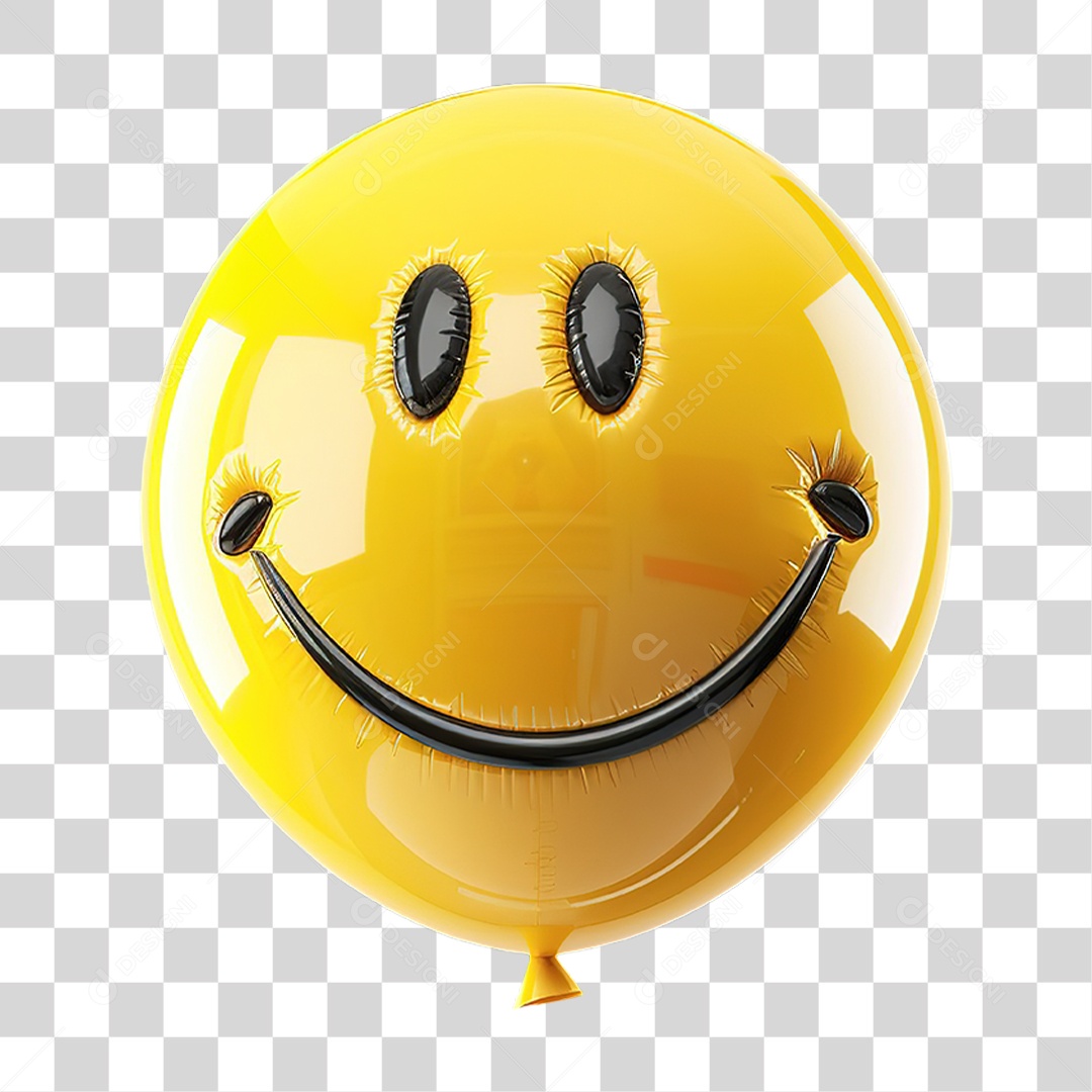 Rosto Amarelo Sorridente Em Estilo Emoji Formato PNG Transparente