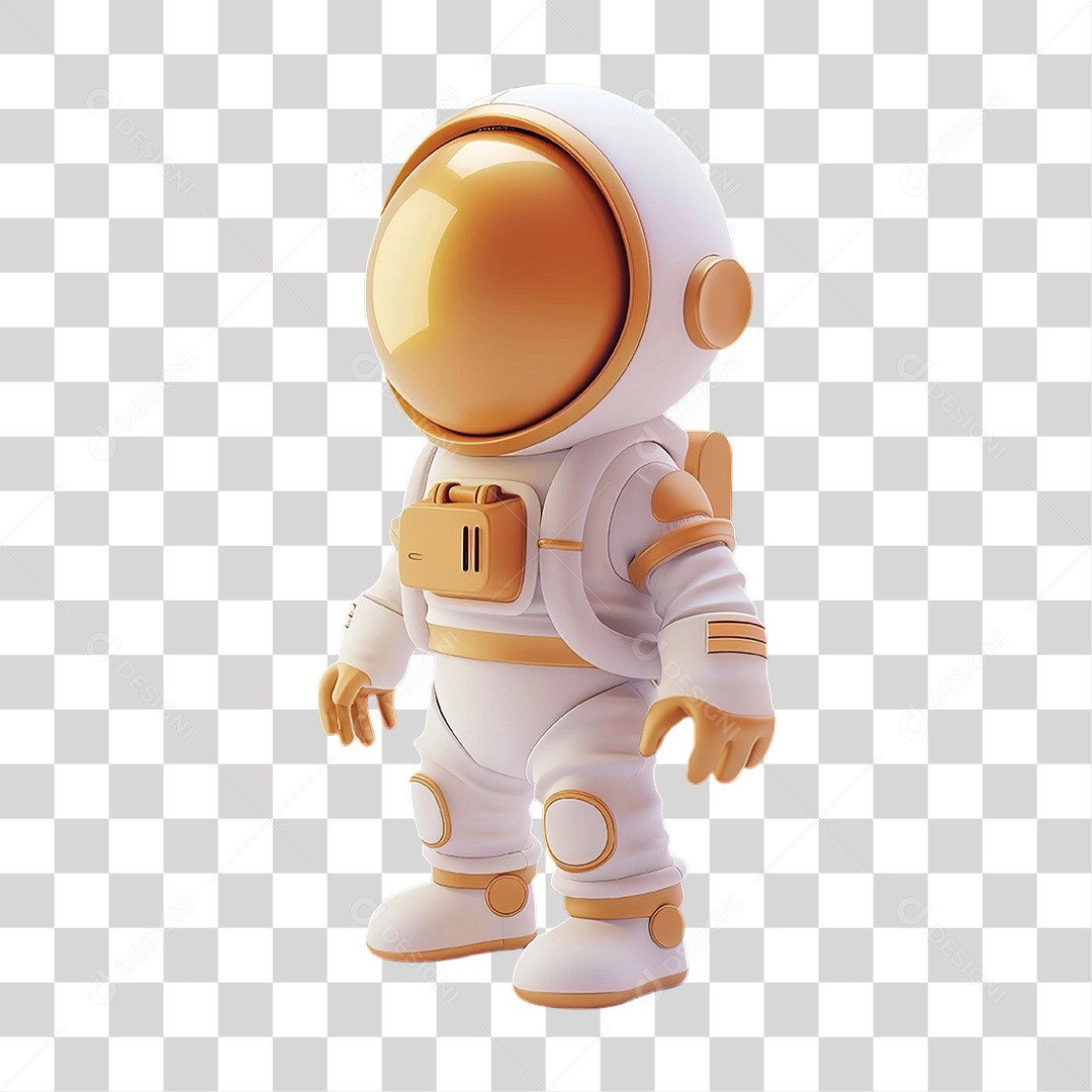 Astronauta Infantil Em Traje Espacial Formato PNG Transparente
