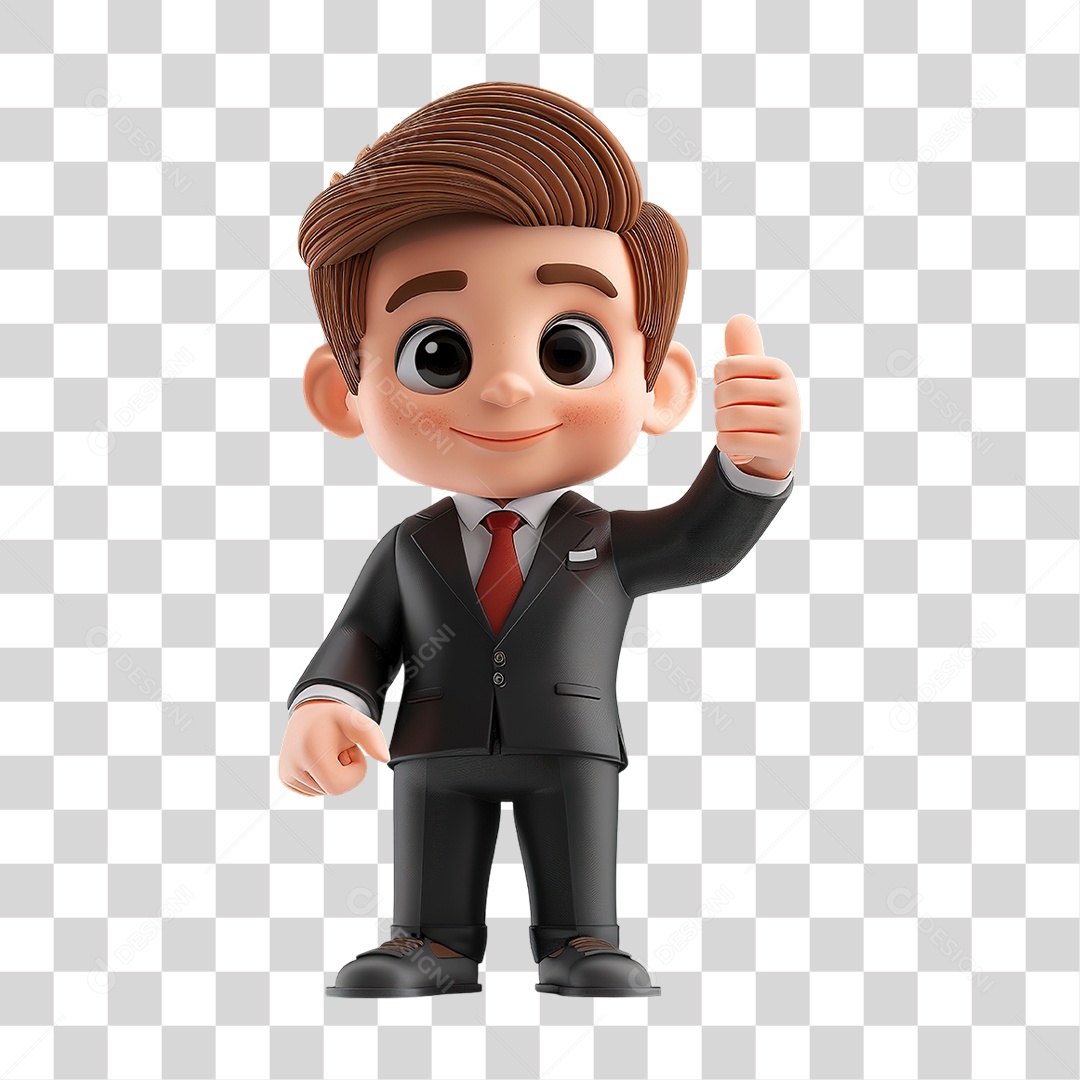 Personagem Masculino De Terno Formal Formato PNG Transparente