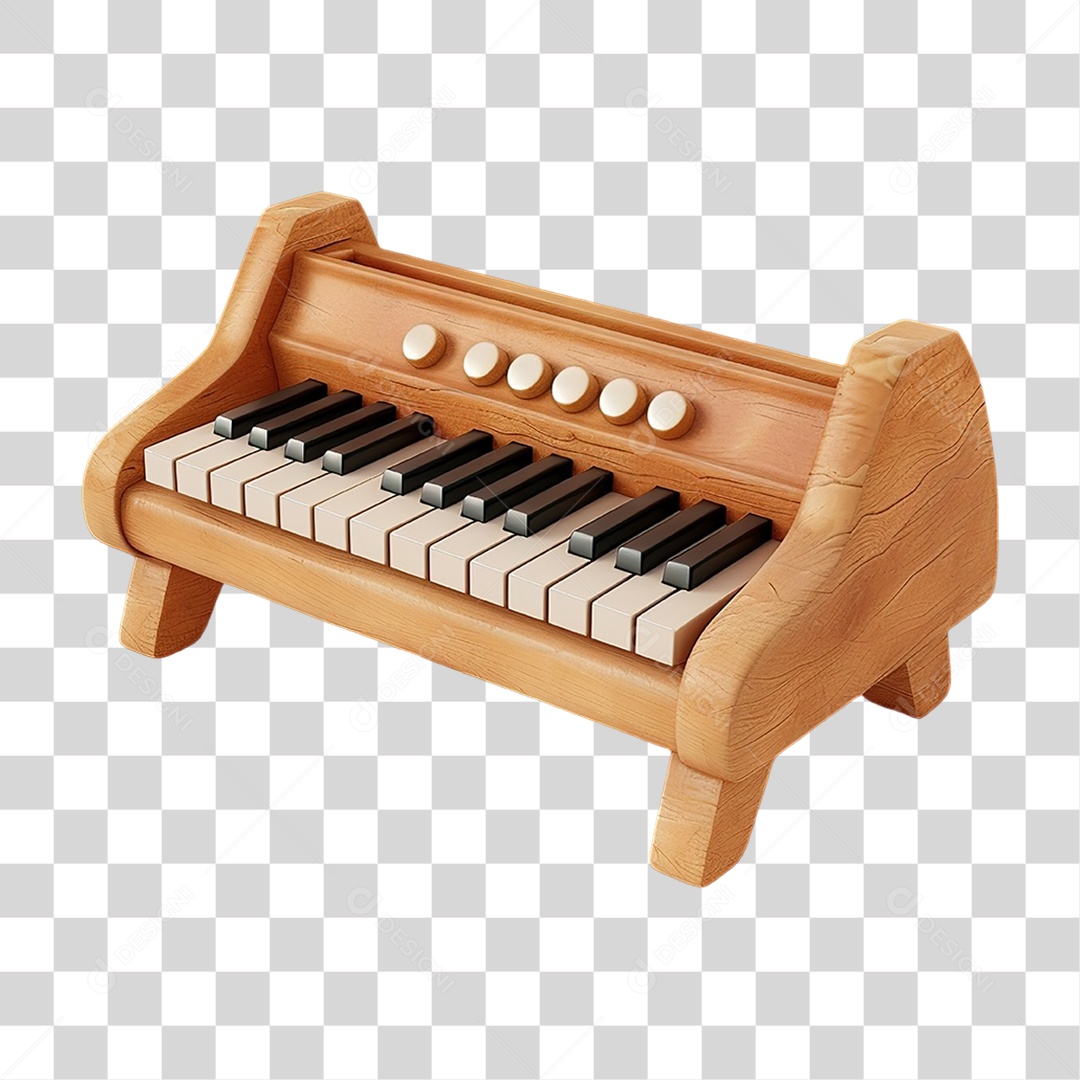 Instrumento Musical De Teclas Semelhante Ao Harmônio, Usado Para Produzir Música E Som Em Apresentações. Formato PNG Transparente