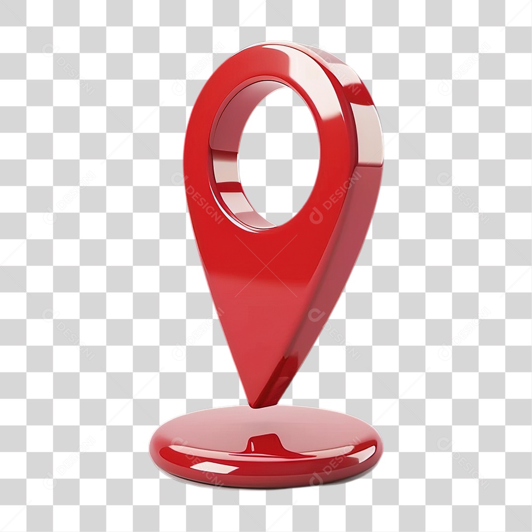 Ícone De Marcador De Localização Para Mapas E GPS, Representando Ponto De Destino Ou Geolocalização. Formato PNG Transparente