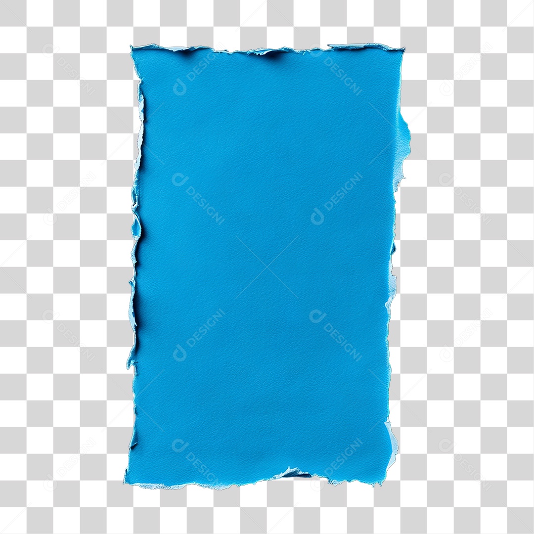 Elemento 3D Papel Amassado Rasgado PNG Transparente