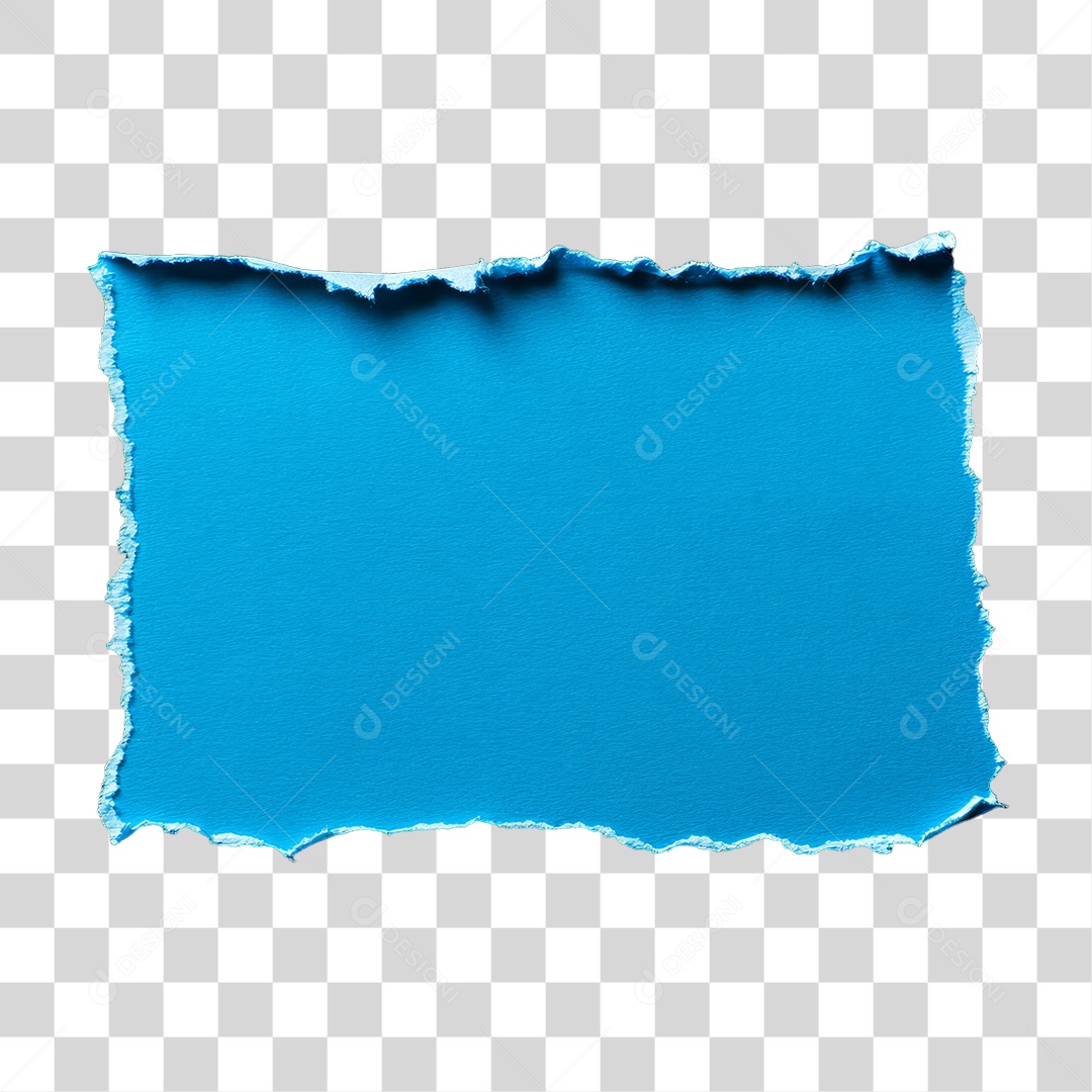 Elemento 3D Papel Amassado Rasgado PNG Transparente