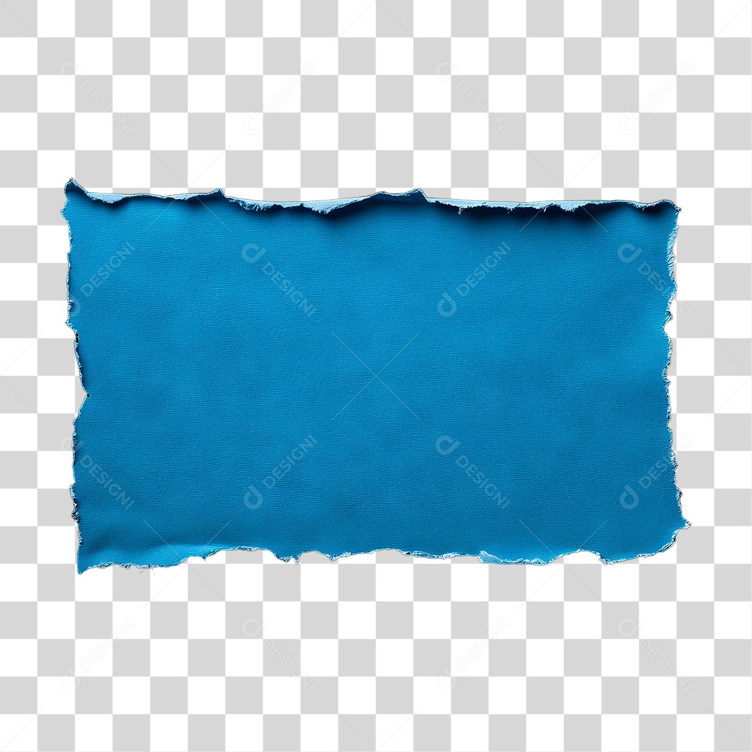 Elemento 3D Papel Amassado Rasgado PNG Transparente