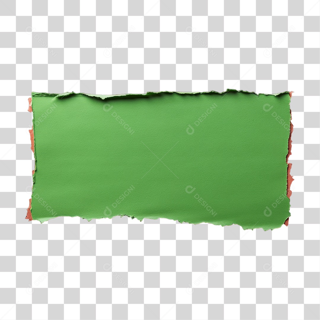 Elemento 3D Papel Amassado Rasgado PNG Transparente