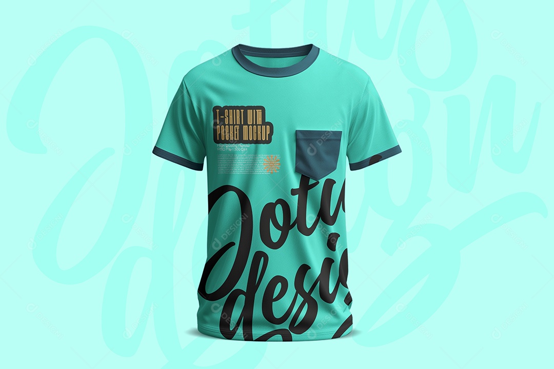 Mockup de Camisa Para Composição PSD Editável