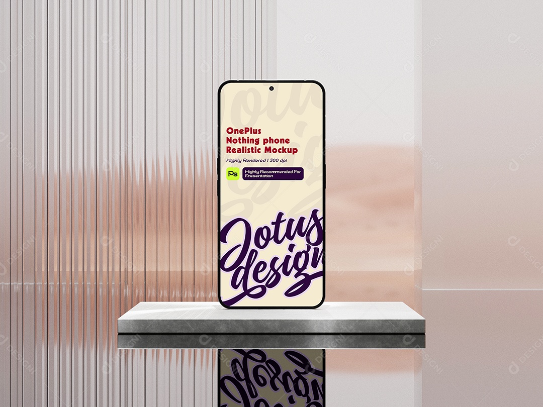 Mockup de Celular PSD Editável