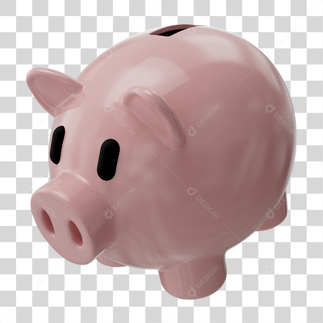 Porquinho de Porcelana PNG Transparente