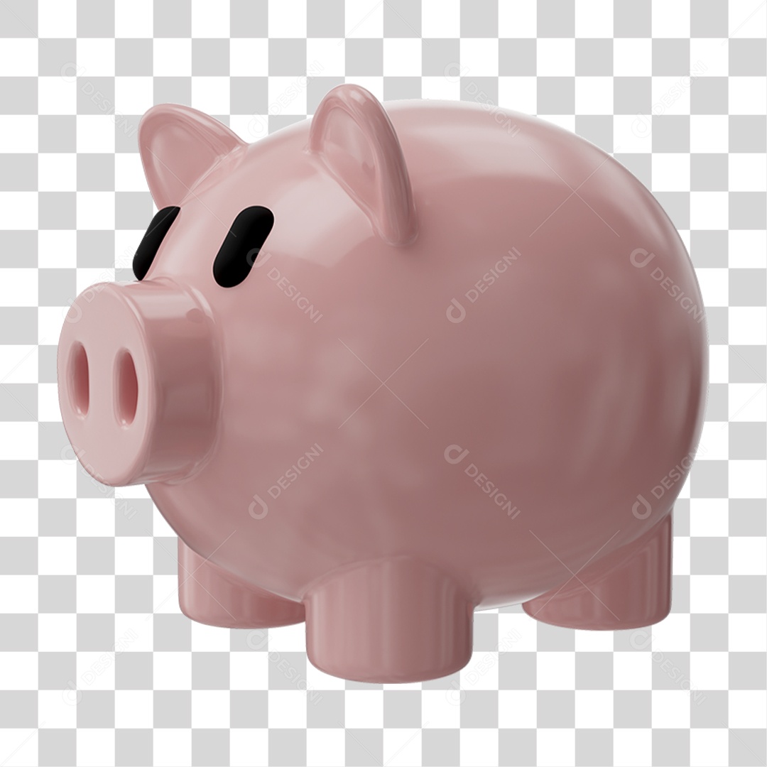 Porquinho de Porcelana PNG Transparente