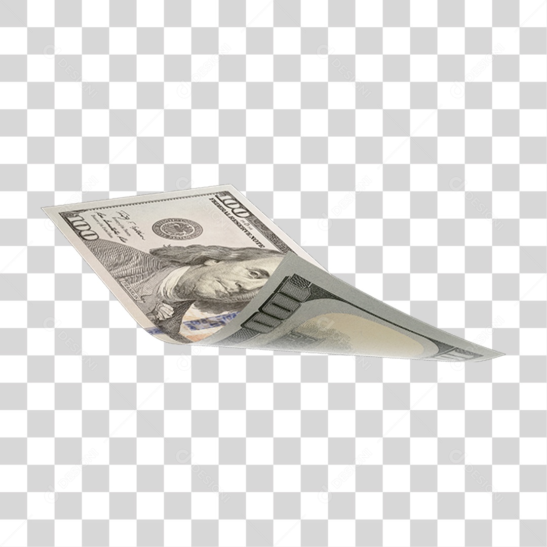 Cédula de Dinheiro Dólares PNG Transparente