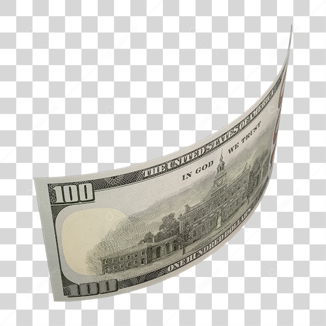 Cédula de Dinheiro Dólares PNG Transparente