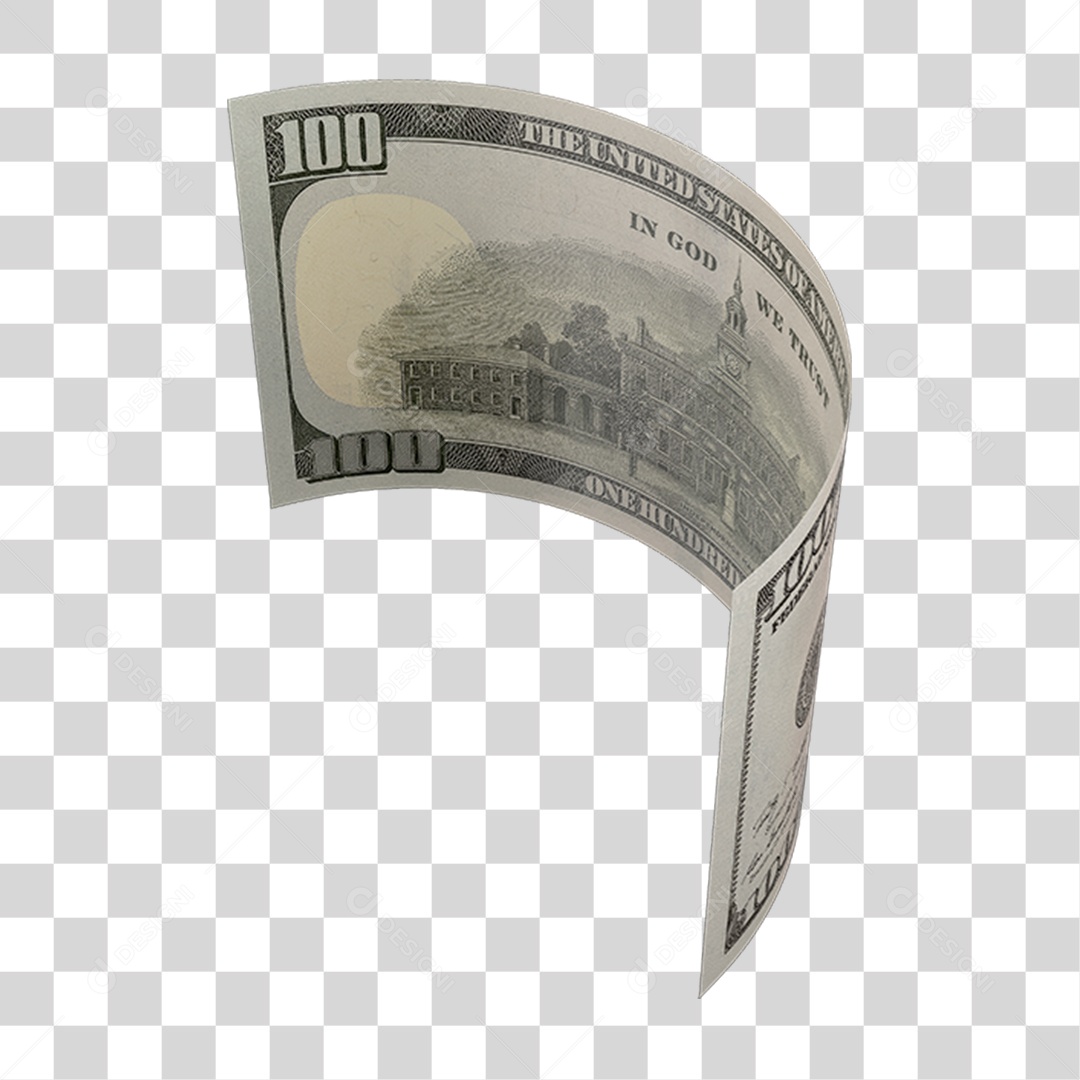 Cédula de Dinheiro Dólares PNG Transparente