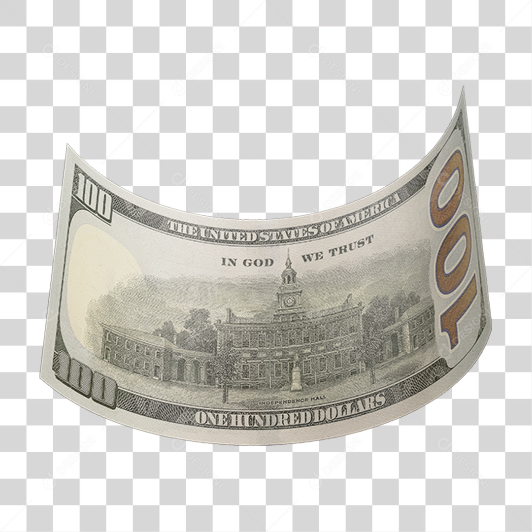 Cédula de Dinheiro Dólares PNG Transparente