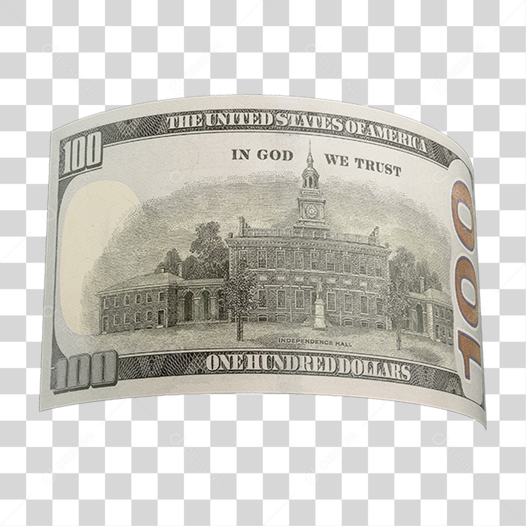 Cédula de Dinheiro Dólares PNG Transparente