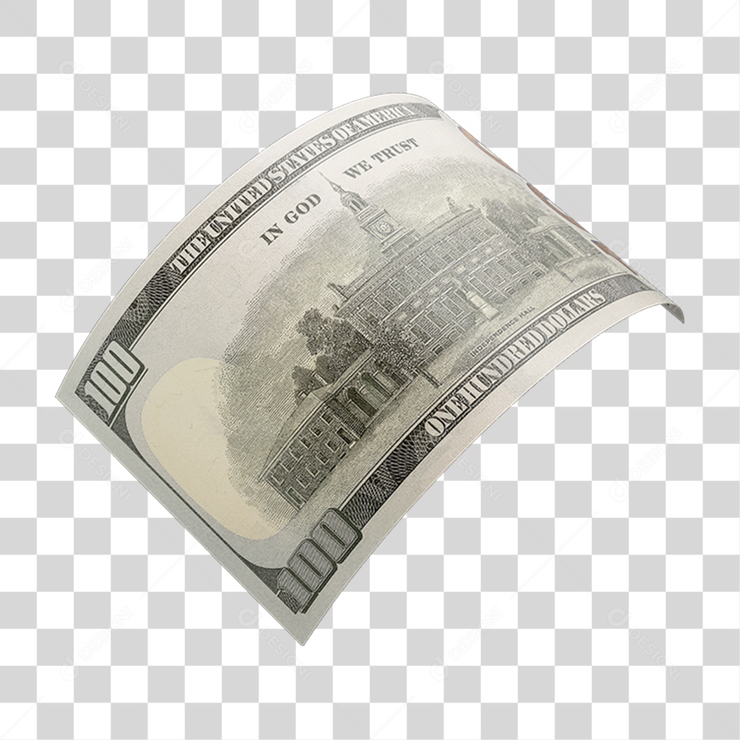 Cédula de Dinheiro Dólares PNG Transparente