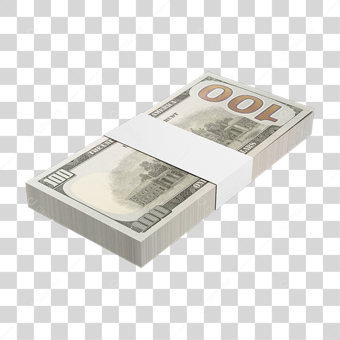 Cédula de Dinheiro Dólares PNG Transparente