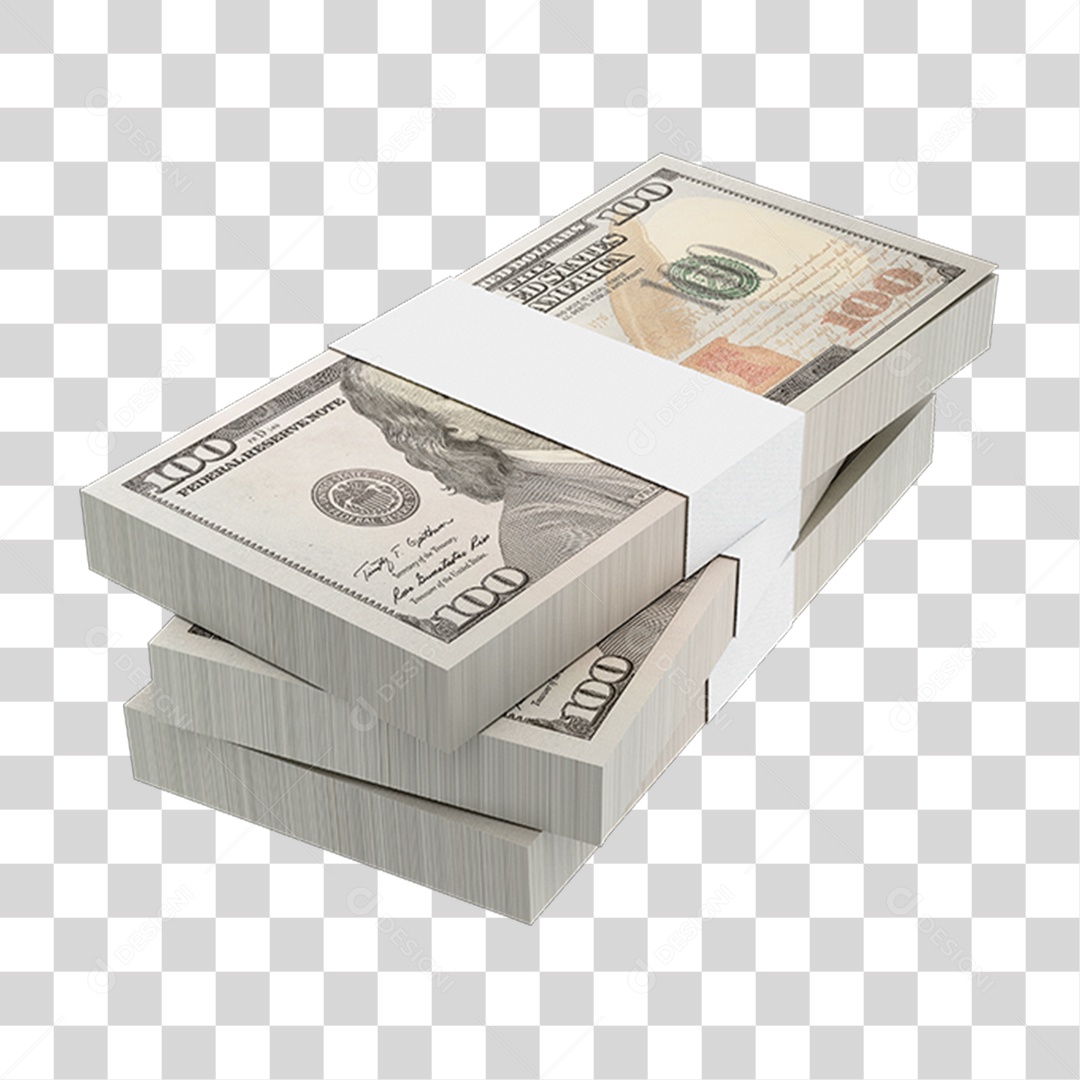Cédula de Dinheiro Dólares PNG Transparente
