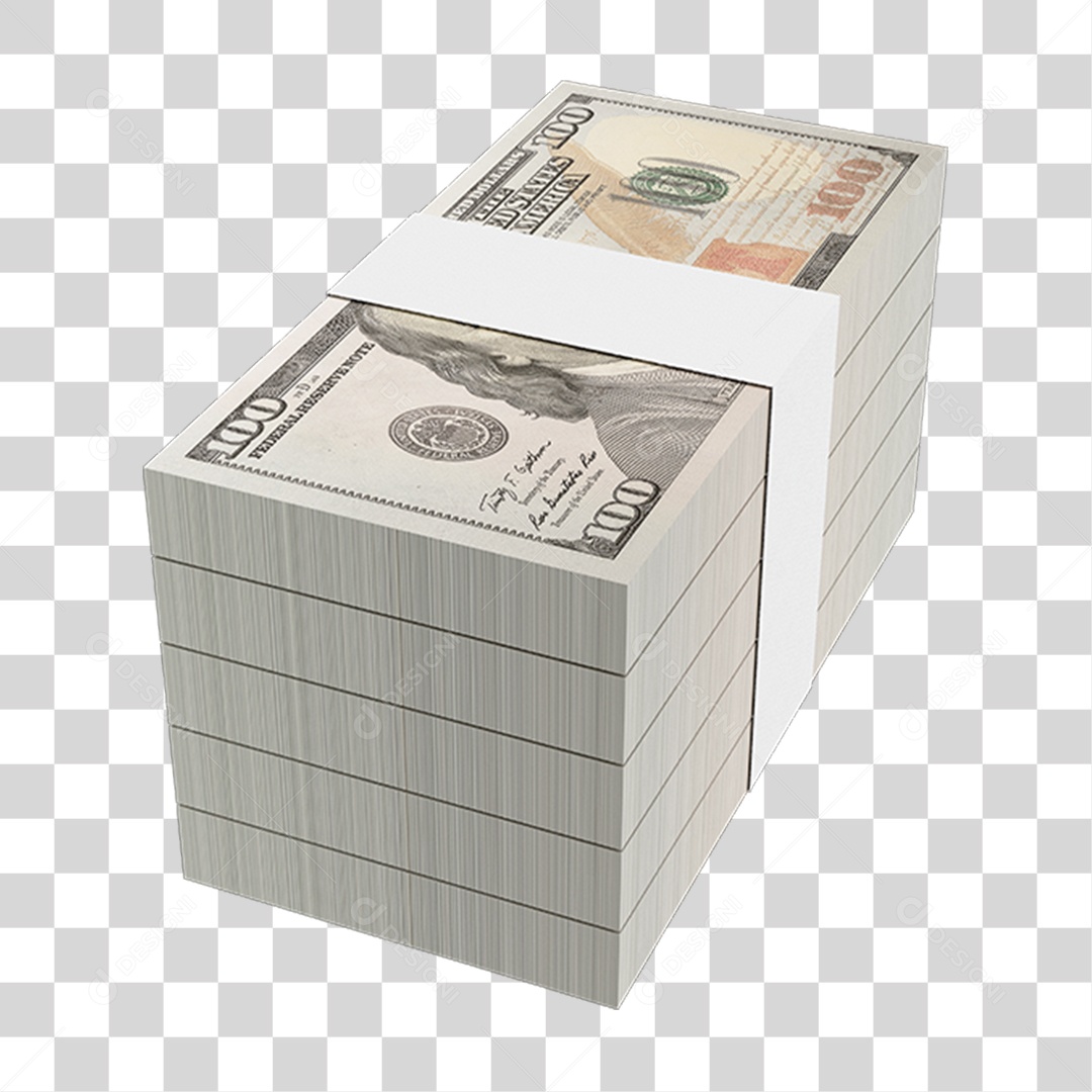 Cédula de Dinheiro Dólares PNG Transparente