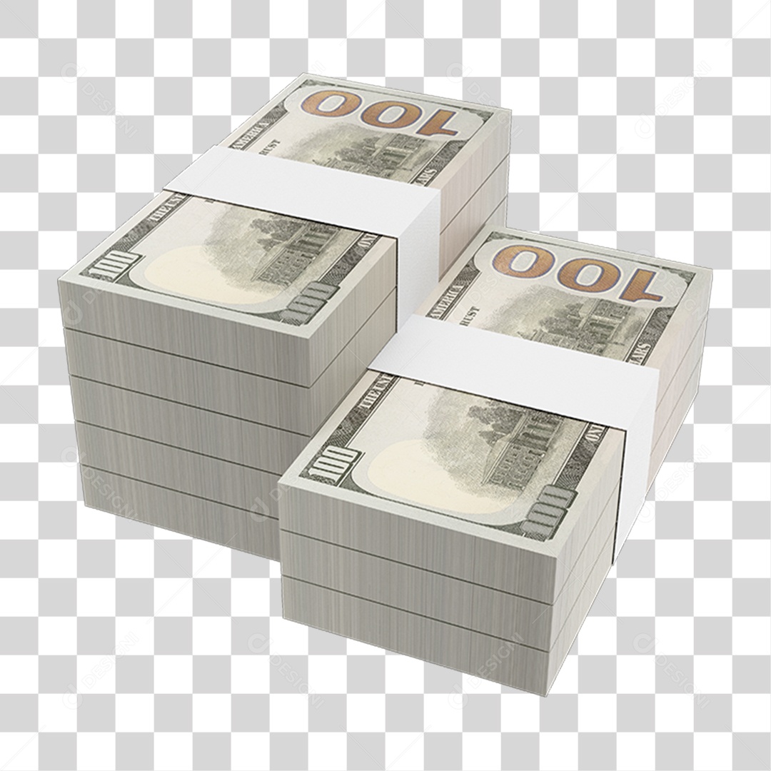 Cédula de Dinheiro Dólares PNG Transparente