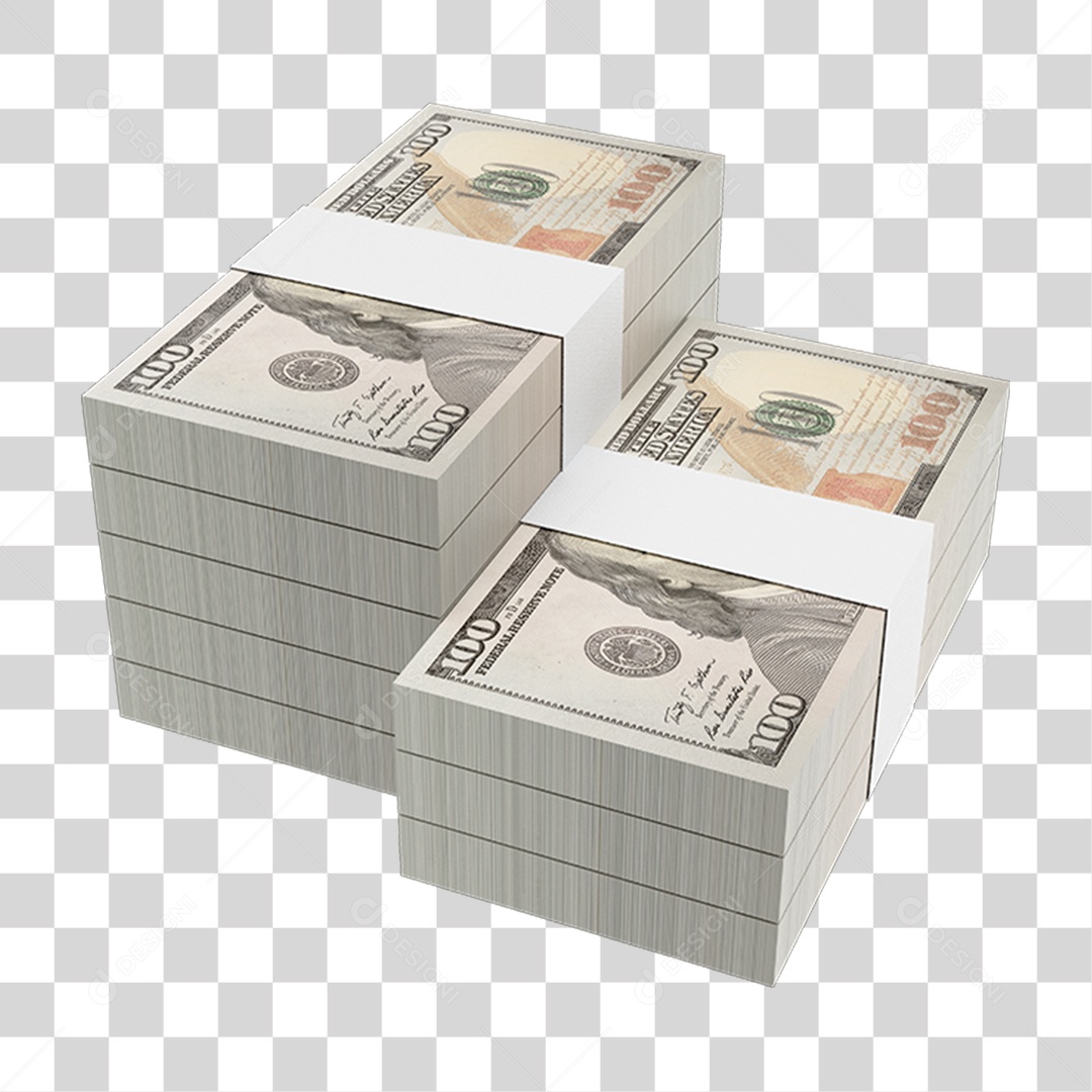 Cédula de Dinheiro Dólares PNG Transparente