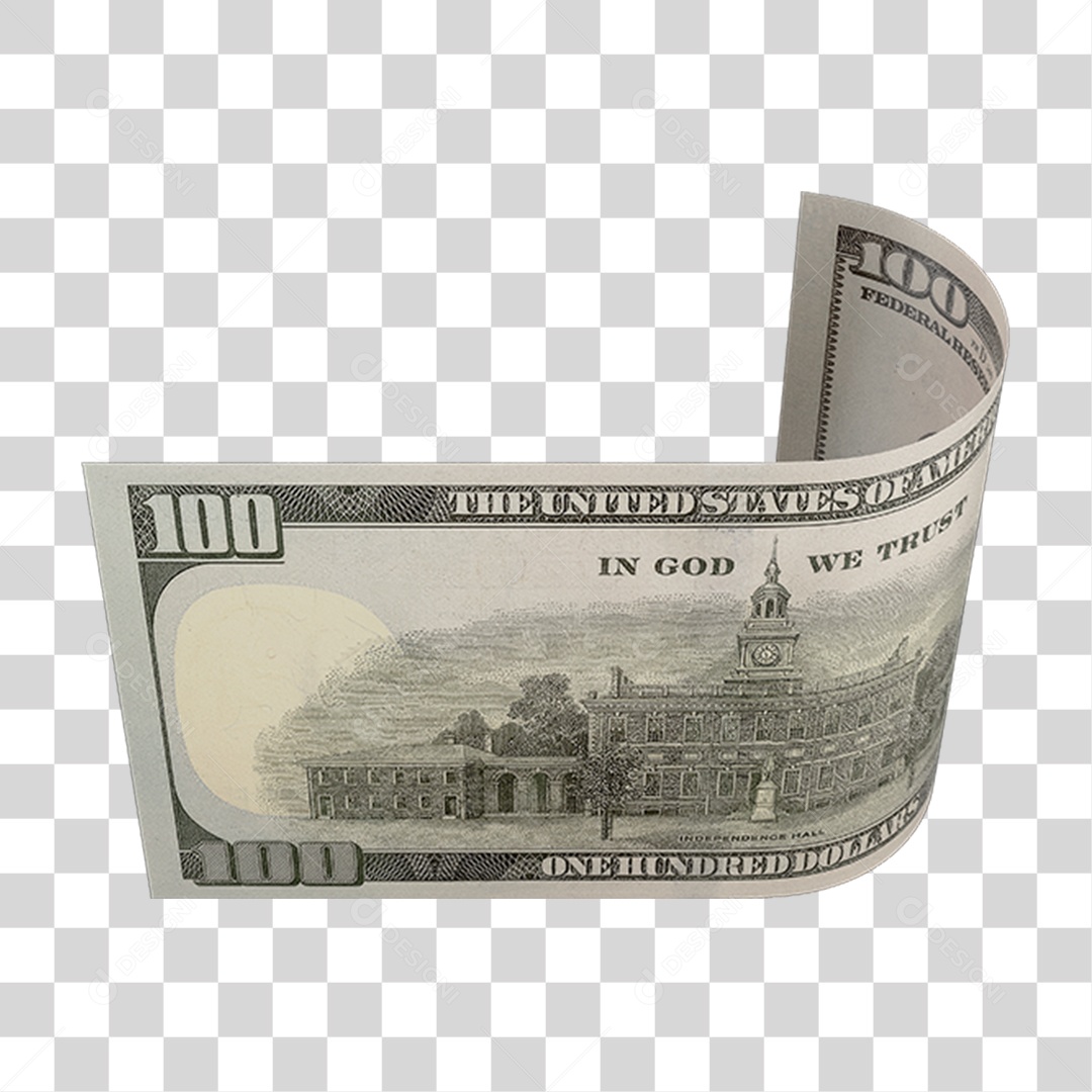 Cédula de Dinheiro Dólares PNG Transparente