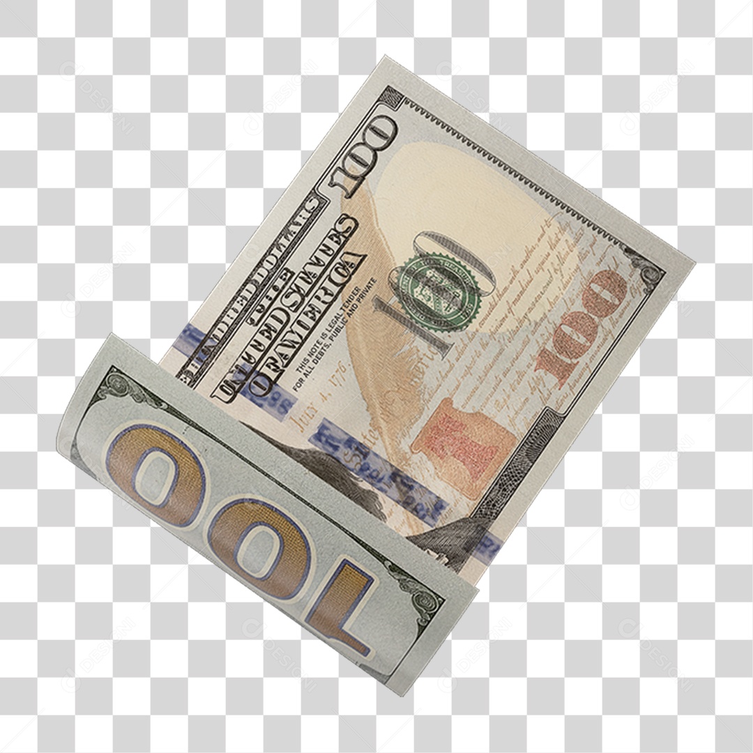 Cédula de Dinheiro Dólares PNG Transparente