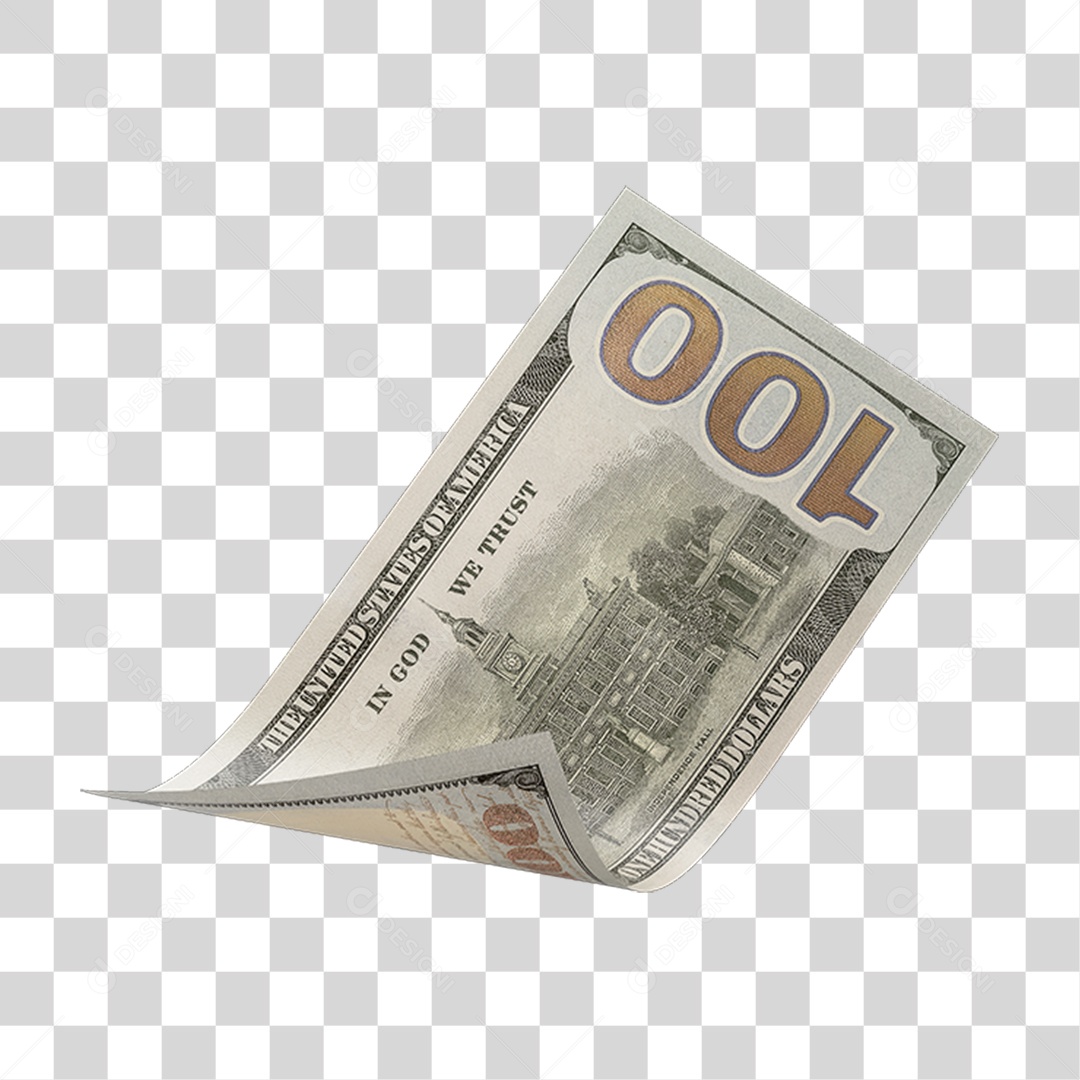 Cédula de Dinheiro Dólares PNG Transparente