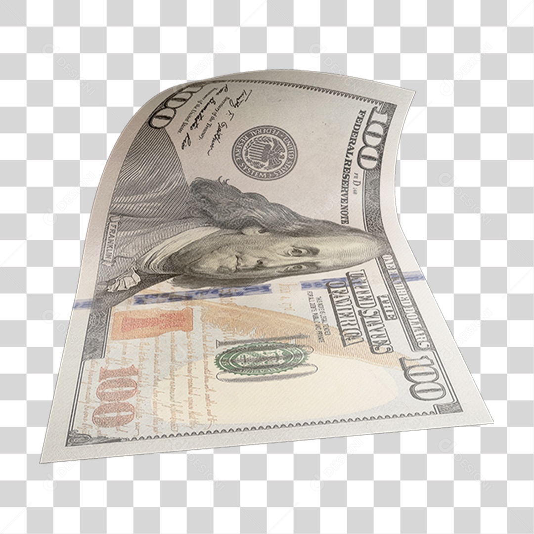 Cédula de Dinheiro Dólares PNG Transparente