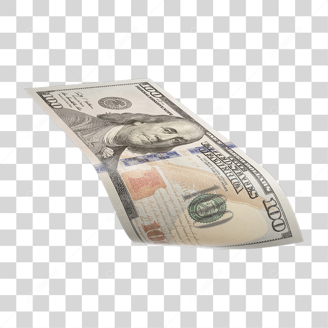 Cédula de Dinheiro Dólares PNG Transparente