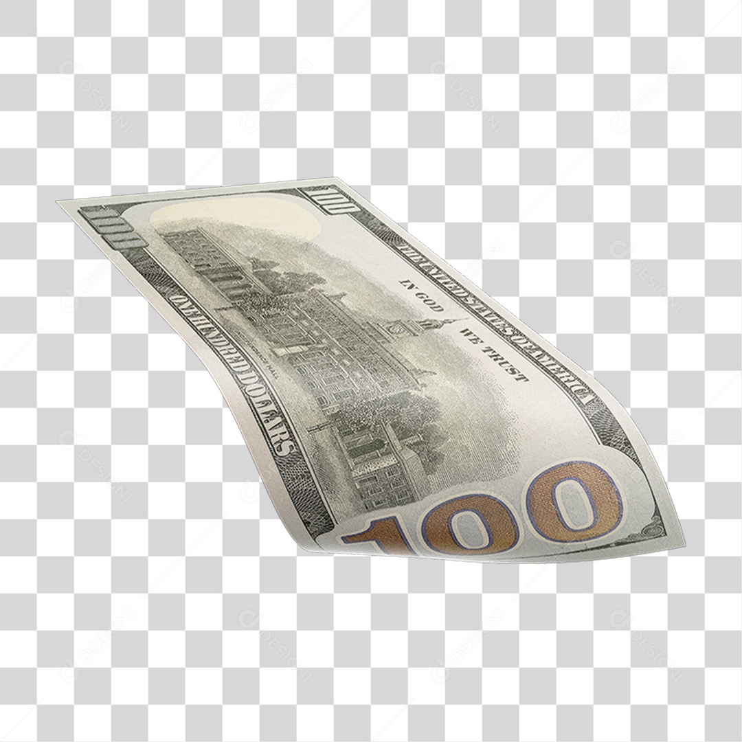 Cédula de Dinheiro Dólares PNG Transparente