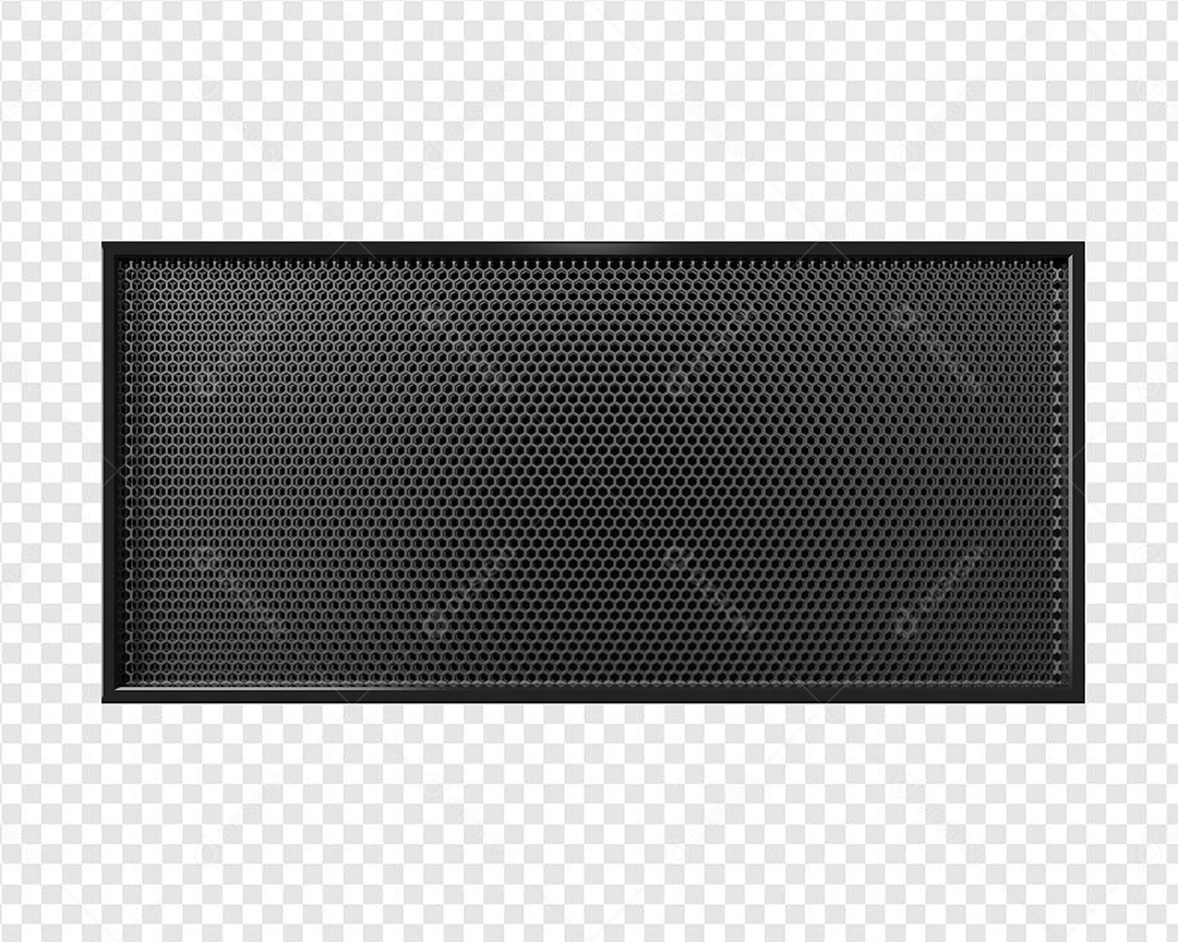 Elemento 3D Placa de Metal Retangular Para Composição PSD