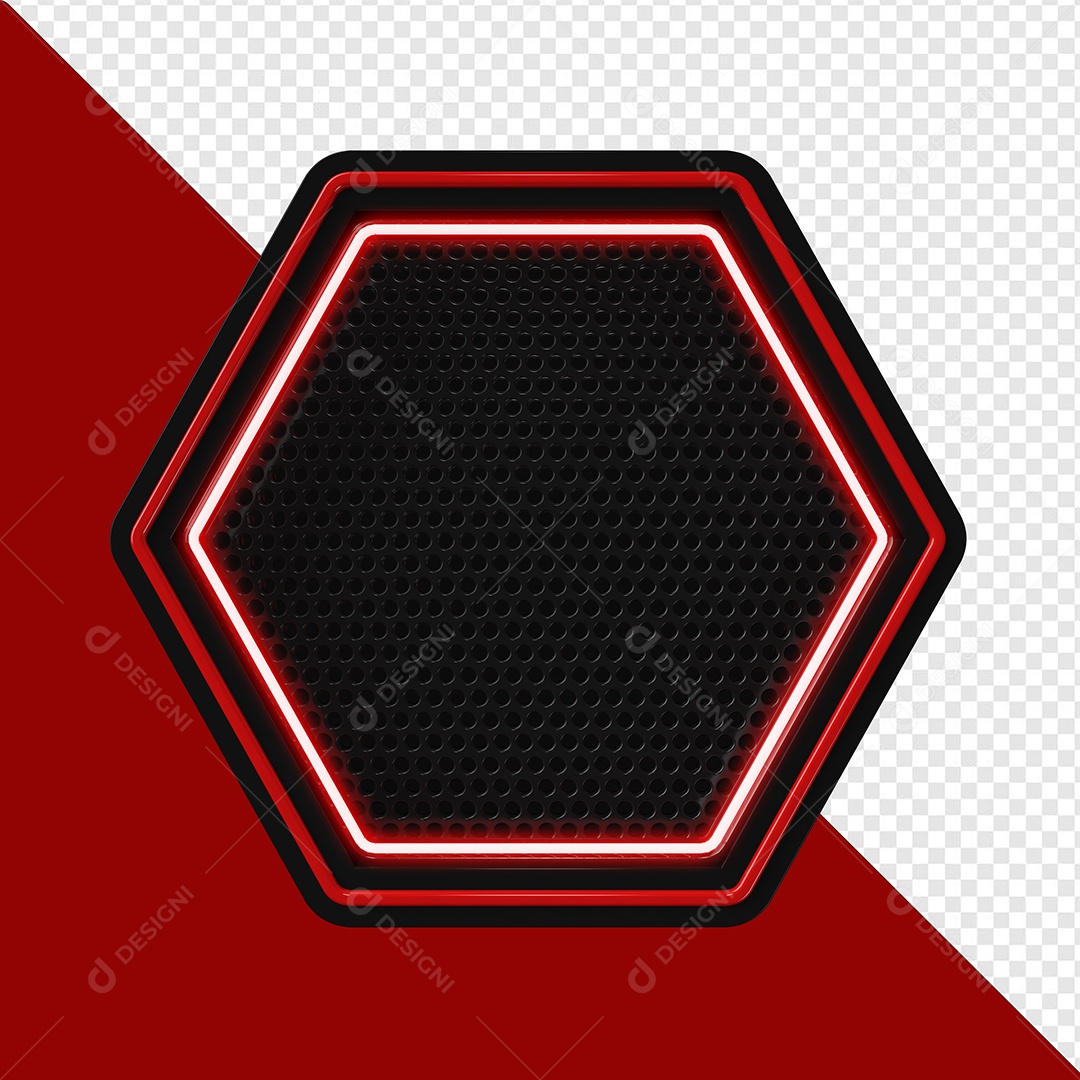 Elemento 3D Placa de Ferro Para Composição PSD