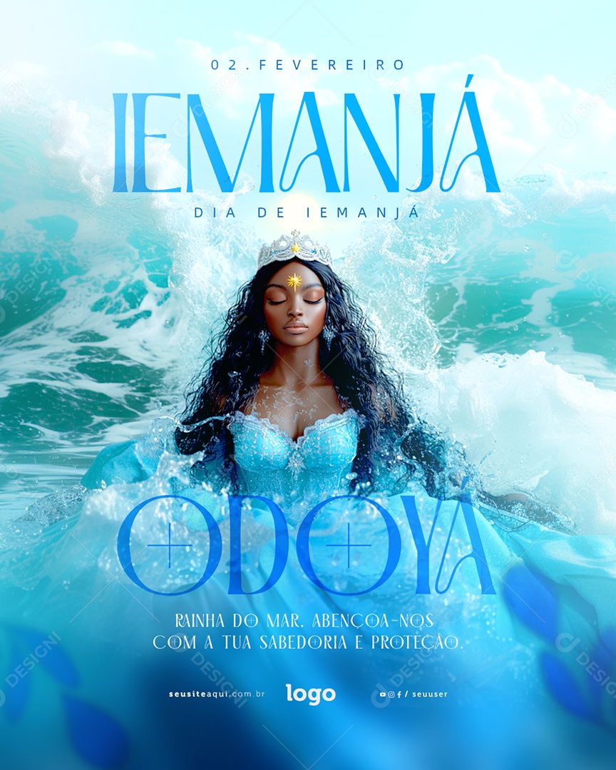 Iemanjá Day February 2 Social Media PSD Editable