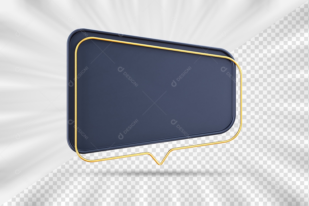 Elemento Tag Azul  para Composição PSD