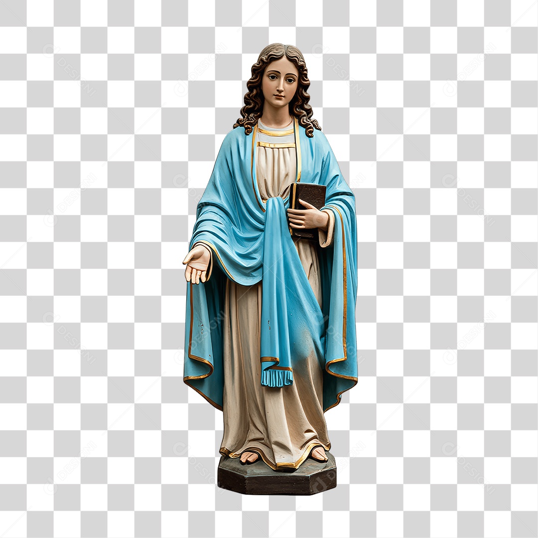 Imagem Semelhante a Nossa Senhora de Lourdes PNG Transparente