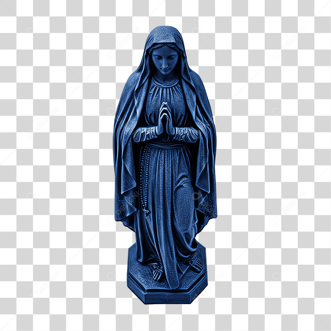 Imagem Semelhante a Nossa Senhora de Lourdes PNG Transparente
