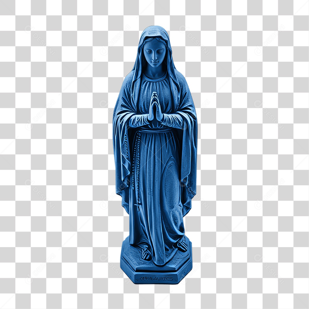 Imagem Semelhante a Nossa Senhora de Lourdes PNG Transparente