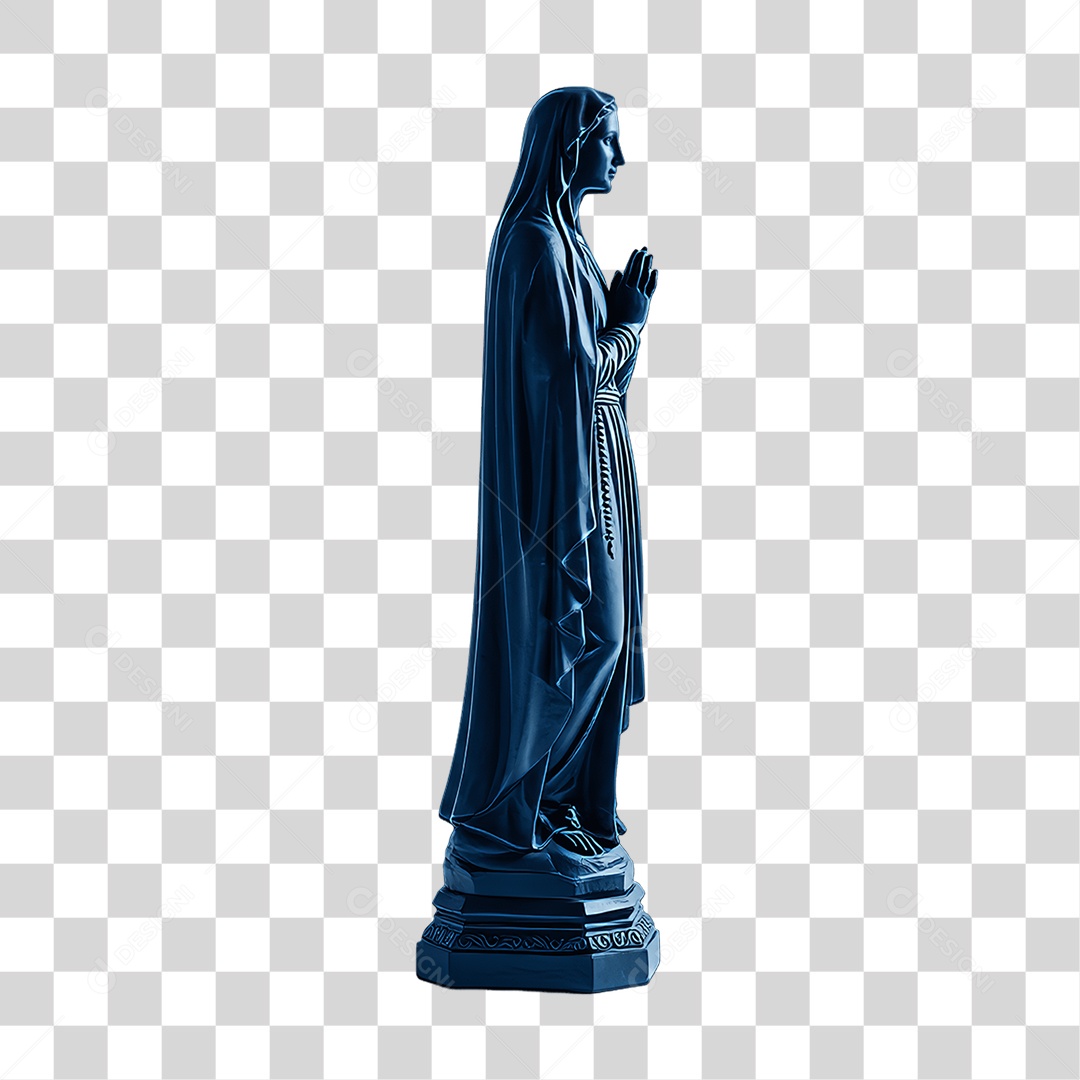 Imagem Semelhante a Nossa Senhora de Lourdes PNG Transparente