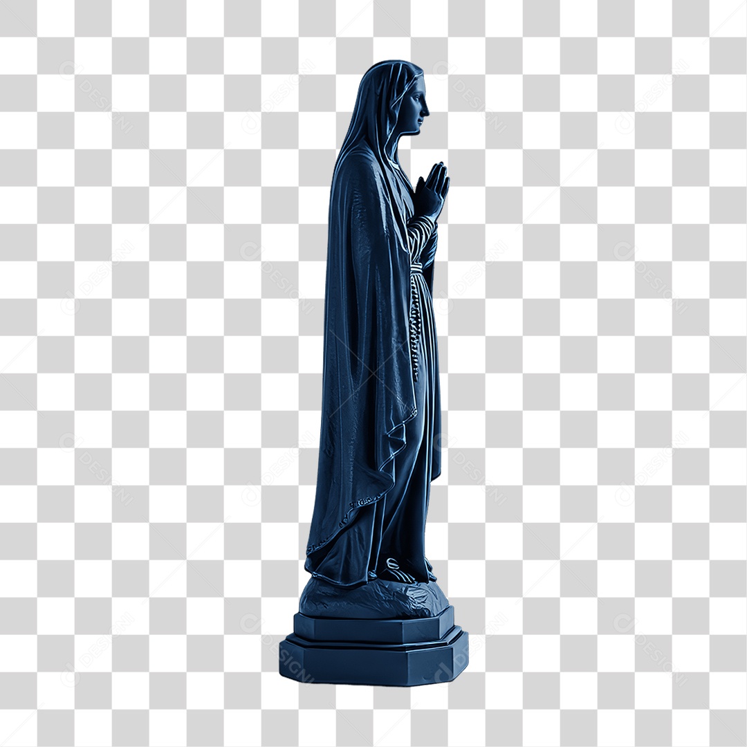 Imagem Semelhante a Nossa Senhora de Lourdes PNG Transparente